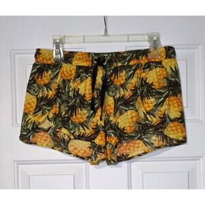 Victoria's Secret Sleep Shorts Tropical Pineapple Size M cozy